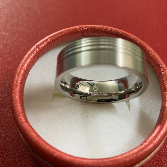 COPY - StainlessSteel Band by Halo. Satin Size 13  Graduated etching. Polished … - Picture 4 of 6